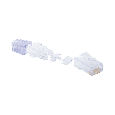 SP688-C, plug RJ45 Cat6, chapeado en oro, 100 piezas