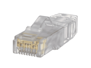 Plug RJ45 Cat6A, Para Cable UTP de Calibre 23-24 AWG, Chapado en Oro de 50 micras, Paquete de 100 piezas  SP6X88-C