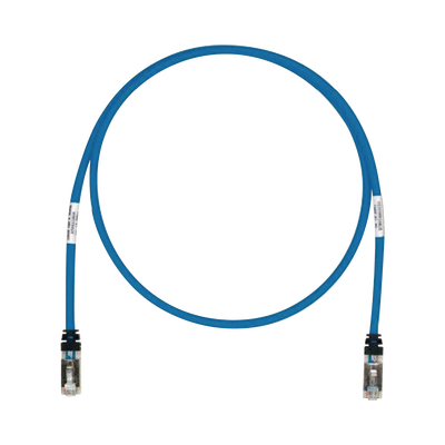 Patch Cord Cat6A, Blindado S/FTP, CM/LS0H, 10ft, Color Azul STP6X10BU | Humberto Chacon Patch Cord Cat6A, Blindado S/FTP, CM/LS0H, 10ft, Color Azul STP6X10BU