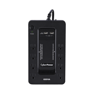 No Break CyberPower SX650U Línea en Espera, 360W, 650VA, Entrada 90V - 120V, Salida 114V - 126V, 8 Salidas Contactos