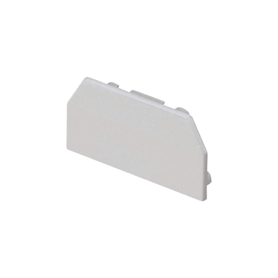 Tapa Final, para uso con canaleta T45, Material PVC Rígido, Color Blanco Mate  T45ECIW