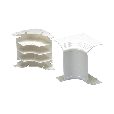 Esquinero interior, para uso con canaleta T70, Material PVC Rígido, Color Blanco Mate T70ICIW
