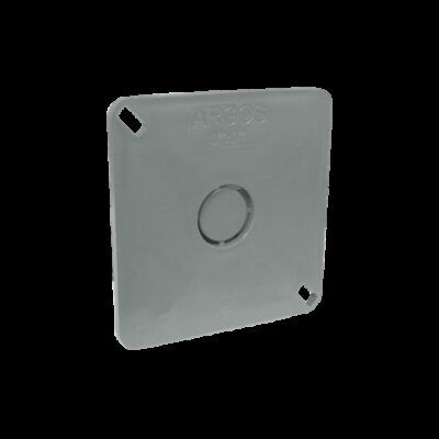 TAPA P/ CAJA DE REGISTRO 4X4" GRIS - TAPP719