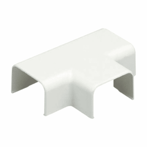 Accesorio en "T", para uso con canaleta LD10, material ABS, Color Blanco  TF10WH-X