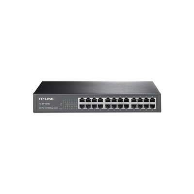TL-SF1024D, Switch 24 x 10/100, gabinete metálico 13"