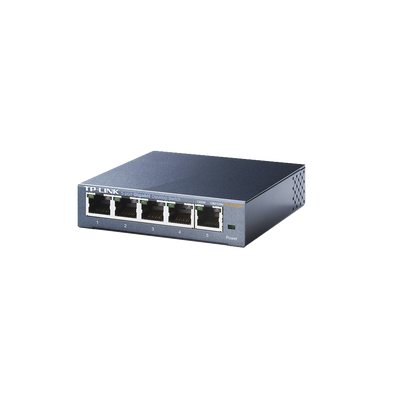 Switch TP-Link Gigabit Ethernet TL-SG105, 5 Puertos 10/100/1000Mbps, 10 Gbit/s, 2.000 Entradas