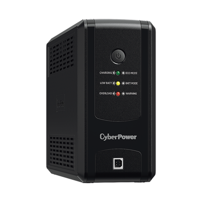 UPS de 750 VA/375 W, Topología Línea Interactiva, Entrada 120 Vca NEMA 5-15P, y 8 Salidas NEMA 5-15R, Puerto USB, Con Regulador de Voltaje (AVR) UT-750GU