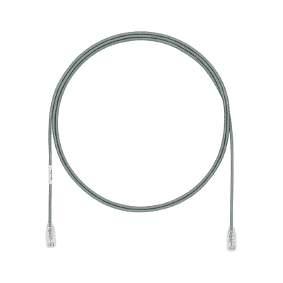 Cable de Parcheo TX6, UTP Cat6, Diámetro Reducido (28AWG), Color Gris, 3ft   UTP28SP3GY