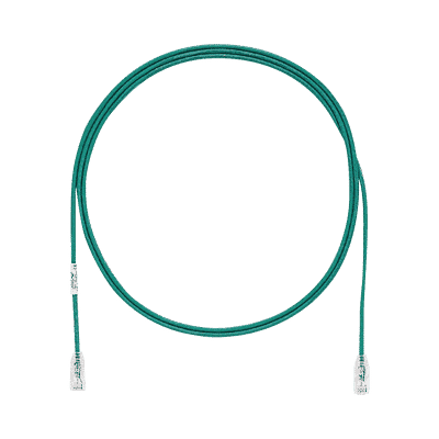 Cable de Parcheo TX6, UTP Cat6, Diámetro Reducido (28AWG), Color Verde, 5ft   UTP28SP5GR