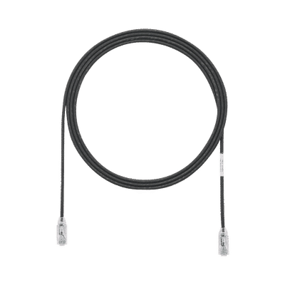 Cable de Parcheo TX6, UTP Cat6, Diámetro Reducido (28AWG), Color Negro, 7ft   UTP28SP7BL