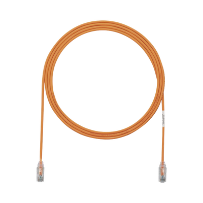 Cable de Parcheo TX6, UTP Cat6, Diámetro Reducido (28AWG), Color Naranja, 7ft   UTP28SP7OR