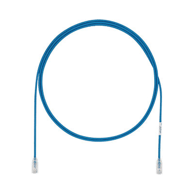 Cable de Parcheo UTP Cat6A, CM/LSZH, Diámetro Reducido (28AWG), Color Azul, 10ft  UTP28X10BU