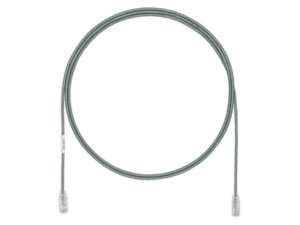 Cable de Parcheo UTP Cat6A, CM/LSZH, Diámetro Reducido (28AWG), Color Gris, 3ft  UTP28X3GY