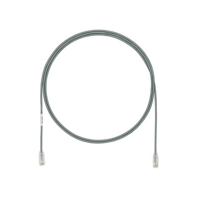 Cable de Parcheo UTP Cat6A, CM/LSZH, Diámetro Reducido (28AWG), Color Gris, 3ft  UTP28X3GY