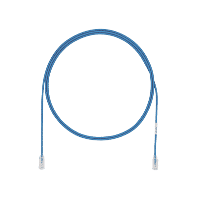 Cable de Parcheo UTP Cat6A, CM/LSZH, Diámetro Reducido (28AWG), Color Azul, 3 m.  UTP28X3MBU