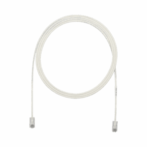 Cable de Parcheo UTP Cat6A, CM/LSZH, Diámetro Reducido (28AWG), Color Blanco Mate, 5ft  UTP28X5