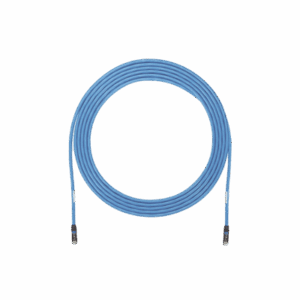 Cable de Zona U/UTP Cat6A, Con Plug Modular en Cada Extremo, Conductor 23 AWG Sólido, CMP (Plenum), 100 ft, Color Azul  UZPPBU100