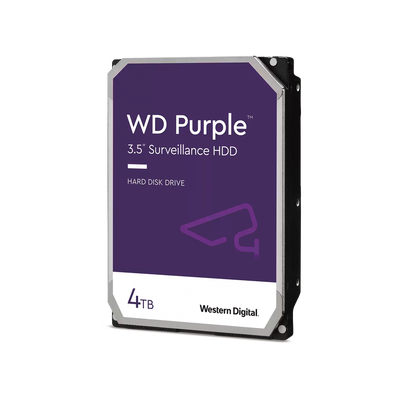 WD43PURZ, Disco Duro para Videovigilancia Western Digital WD Purple Surveillance 3.5'', 4TB, SATA III, 6 Gbit/s, 256MB Caché