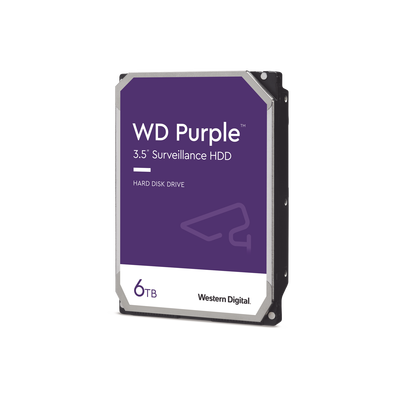 WD64PURZ, Disco Duro PURPLE de 6TB / Para Videovigilancia