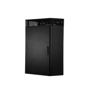 Gabinete de Montaje en Pared TrueEdge™, Con 6 UR para Equipo Activo y 6 UR para Paneles de Parcheo, Fabricado en Acero, Color Negro  WME6BL