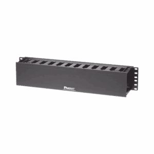 Organizador de Cables Horizontal PatchLink, Sencillo (Solo Frontal), Para Rack de 19in, 2UR  WMPF1E