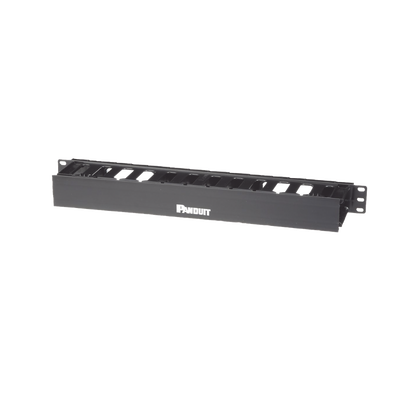 Organizador de Cables Horizontal PatchLink, Sencillo (Solo Frontal), Para Rack de 19in, 1UR WMPFSE