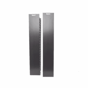Organizador Vertical NetRunner, Doble (Frontal y Posterior), para Rack Abierto de 45 Unidades, 6.7in de Ancho, Color Negro  WMPVHC45E