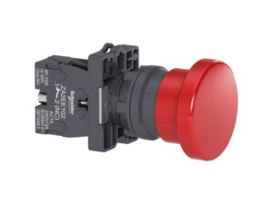 BOTÓN PULSADOR TIPO HONGO, 40MM, 1NC, ROJO, XA2EC42 SCHNEIDER ELECTRIC