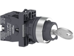 SELECTOR 2 POSICIONES FIJAS 2 NA LLAVE SCHNEIDER XA2EG43.