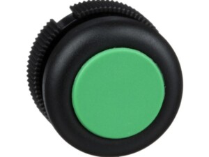 CABEZA REDONDA PARA PULSADOR, RETORNO POR RESORTE, VERDE CON CAPUCHÓN. XACA9413 SCHNEIDER ELECTRIC