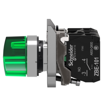 SEL.LUM.LED 230V NA+NC VERDE - XB4BK123M5