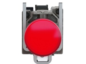 Piloto luminoso LED XB4, rojo, 22,5mm, 24vca/cc. XB4BVB4 Schneider Electric  XB4BVB4