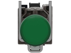 Piloto luminoso LED XB4, verde, 22mm, 120vca. XB4BVG3 Schneider Electric  XB4BVG3