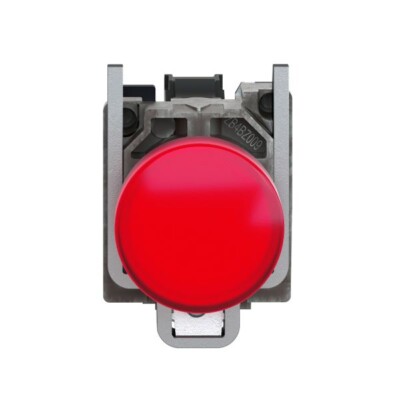 Piloto luminoso LED XB4, rojo, 22mm, 230v.XB4BVM4 Schneider Electric  XB4BVM4
