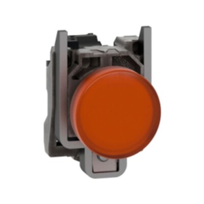 Piloto luminoso LED XB4, naranja, 22mm, 230v. XB4BVM5 Schneider Electric  XB4BVM5