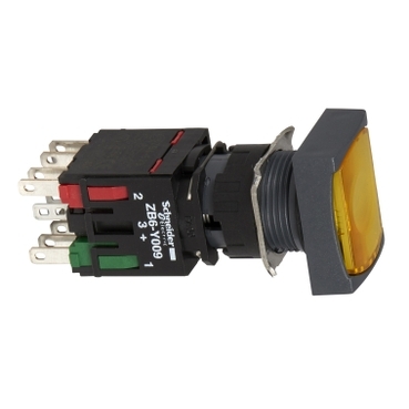 US-BOTON PULSADOR ILUMINADO   AMARILLO - XB6DW5B5B