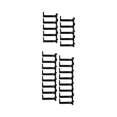 Kit de Dedos Para Administración de Cables en Gabinetes FlexFusion™, de 42 o 45 UR,  Dedos de 100 mm de Longitud, Color Negro   XG-FMS45B