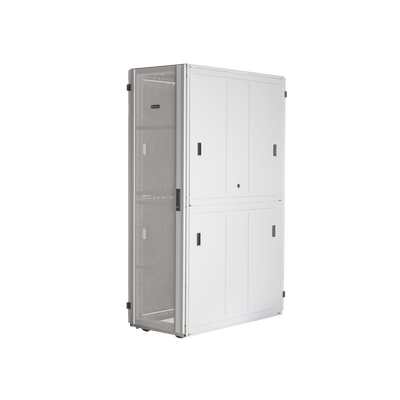 Gabinete FlexFusion™ XGL (Light) para Centros de Datos, 42 UR, 800 mm de Ancho, 1070 mm de Profundidad, Fabricado en Acero, Color Blanco  XGL84212W