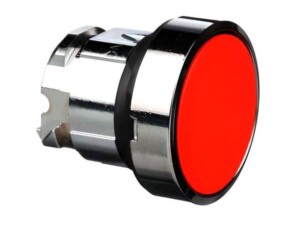 Cabeza de pulsador, rasante, rojo. ZB4BA4 Schneider Electric  ZB4BA4