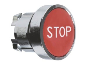 CABEZA DE PULSADOR, Ø 22, ROJO, STOP. ZB4BA434 SCHNEIDER ELECTRIC