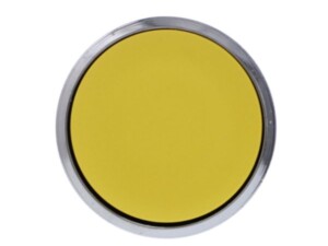 Cabeza pulsador rasante amarillo, no luminoso. ZB4BA5 Schneider Electric  ZB4BA5