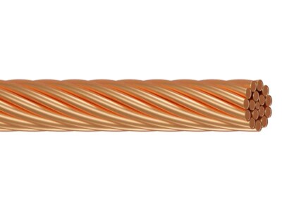 CABLE DE COBRE DESNUDO        CAL 250                         CDESCAL250  (PRECIO POR KG.)