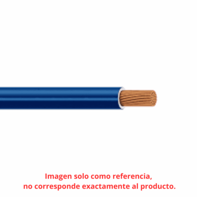 CARRETE DE 1,000 M., CABLE AZUL THW, CALIBRE 14, 100% COBRE. CTHW-14CA KOBREX :CTHW-14CA