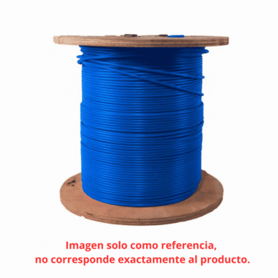 CARRETE DE 1,000 M., CABLE AZUL THW, CALIBRE 10, 100% COBRE. CTHW-10CB KOBREX :CTHWN-10CB
