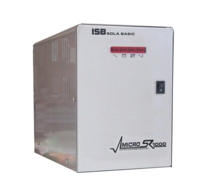 No Break Industrias Sola Basic , Micro SR, 650W, 1000VA, Entrada 95-140V, 4 Contactos, XR-21-102
