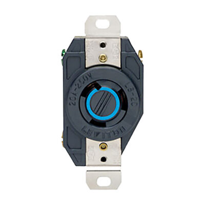 Receptáculo Media Vuelta Industrial 20A 250V 2P3H Nema L6-20R - 02320-000