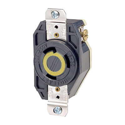 Receptáculo Media Vuelta Industrial 30A 125V 2P3H Nema L5-30R - 02610-000