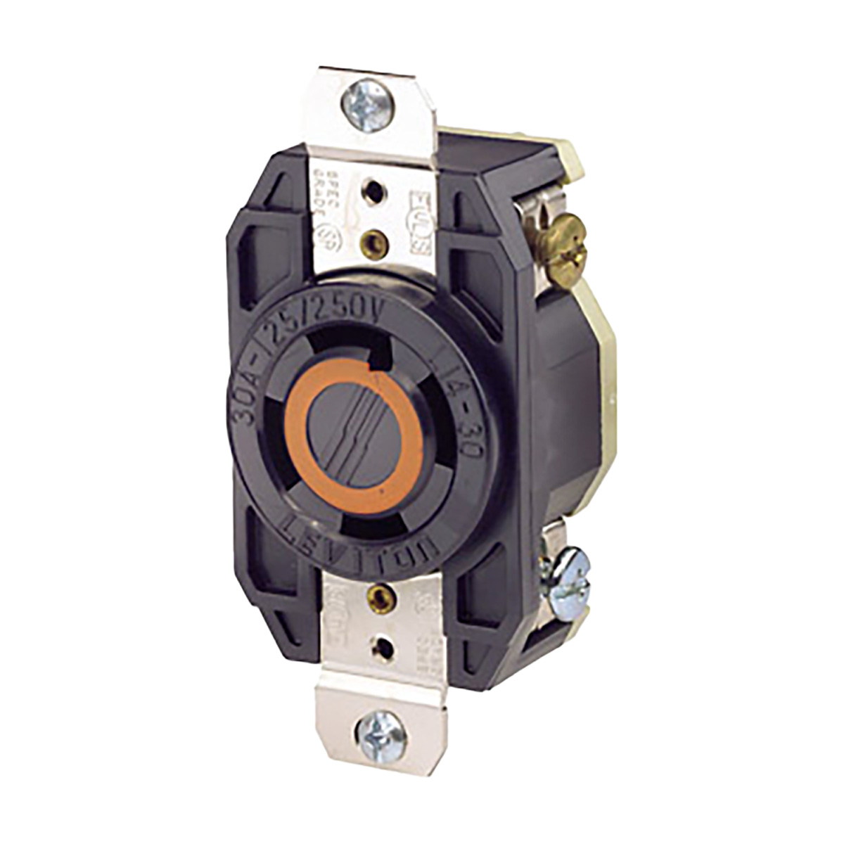 Receptáculo Media Vuelta Industrial 30A 125/250V 3P4H Nema L14-30R - 02710-000 | Receptáculo Media Vuelta Industrial 30A 125/250V 3P4H Nema L14-30R - 02710-000