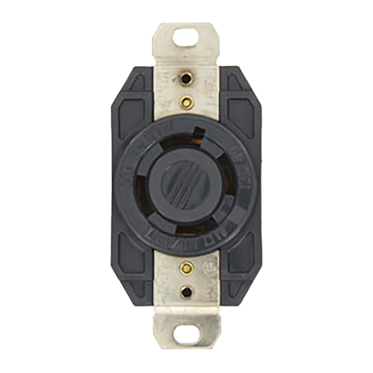 Receptáculo Media Vuelta Industrial 30A 3Ø 600V 3P4H Nema L17-30R - 02740-000 | Receptáculo Media Vuelta Industrial 30A 3Ø 600V 3P4H Nema L17-30R - 02740-000