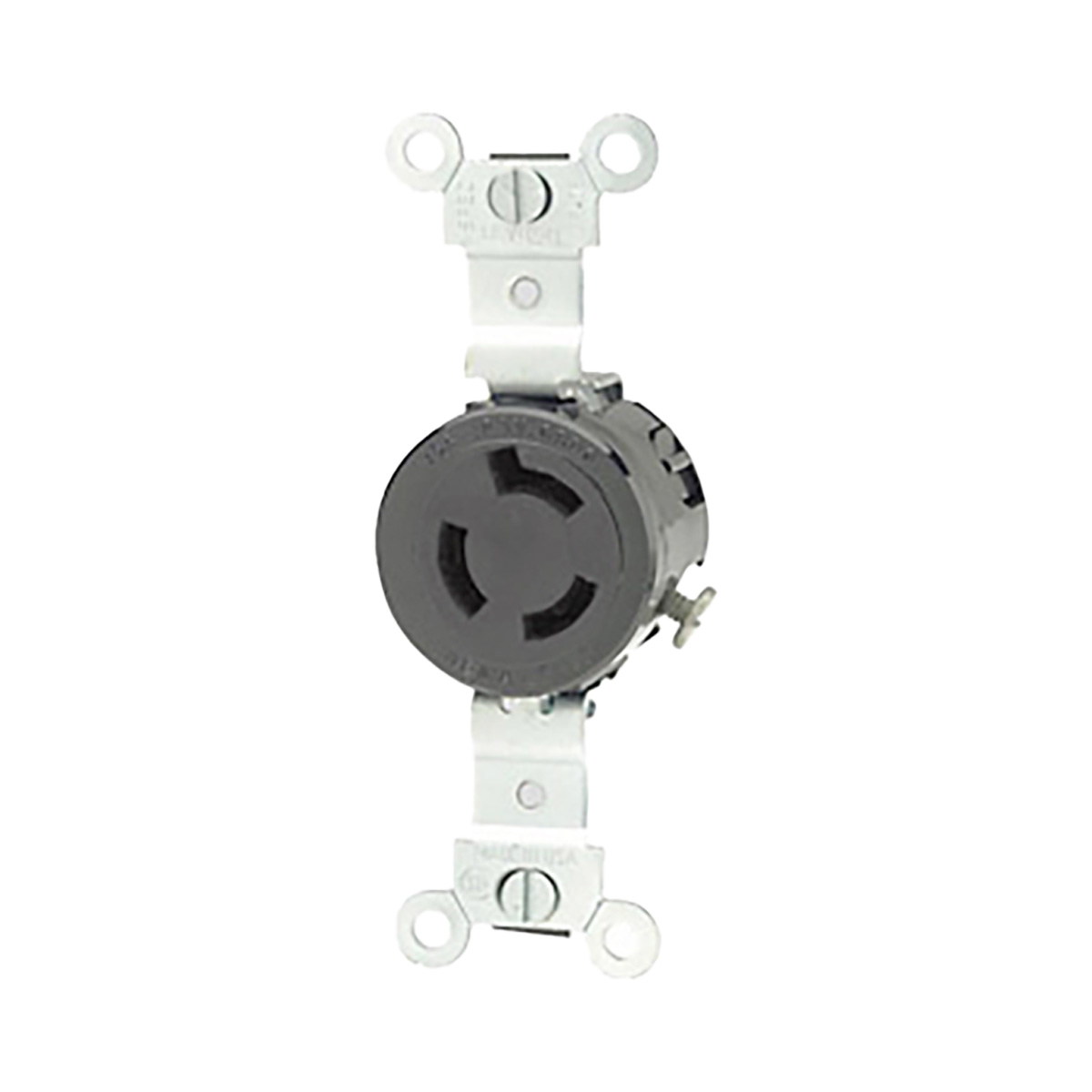 Receptáculo Media Vuelta Industrial 15A 250V 2P3H Nema L6-15R - 04560-000 | Receptáculo Media Vuelta Industrial 15A 250V 2P3H Nema L6-15R - 04560-000